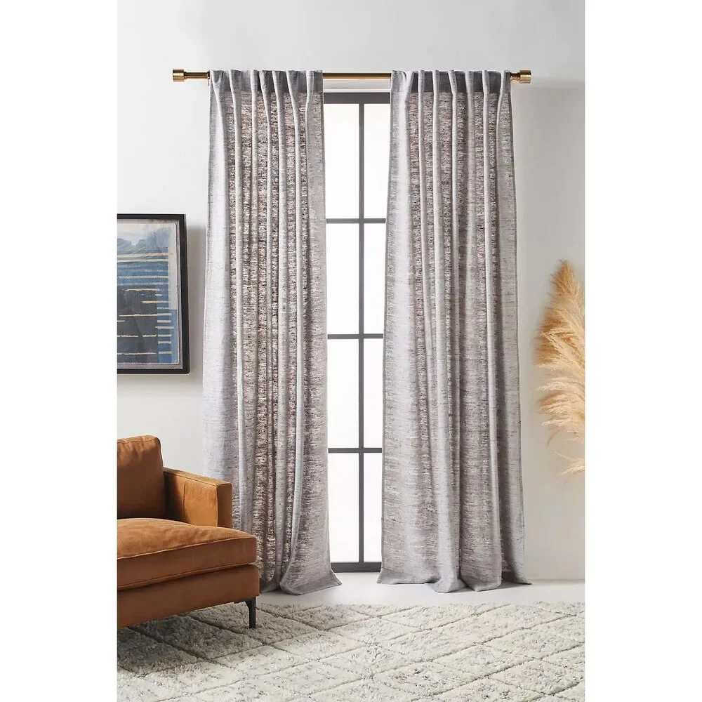 New Anthropologie Khadi Silk Curtain size 127x213cm